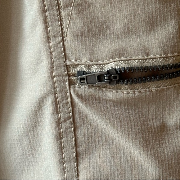 TANGERINE lightweight skort in tan activewear & golf elastic / drawstring waist - Picture 5 of 7